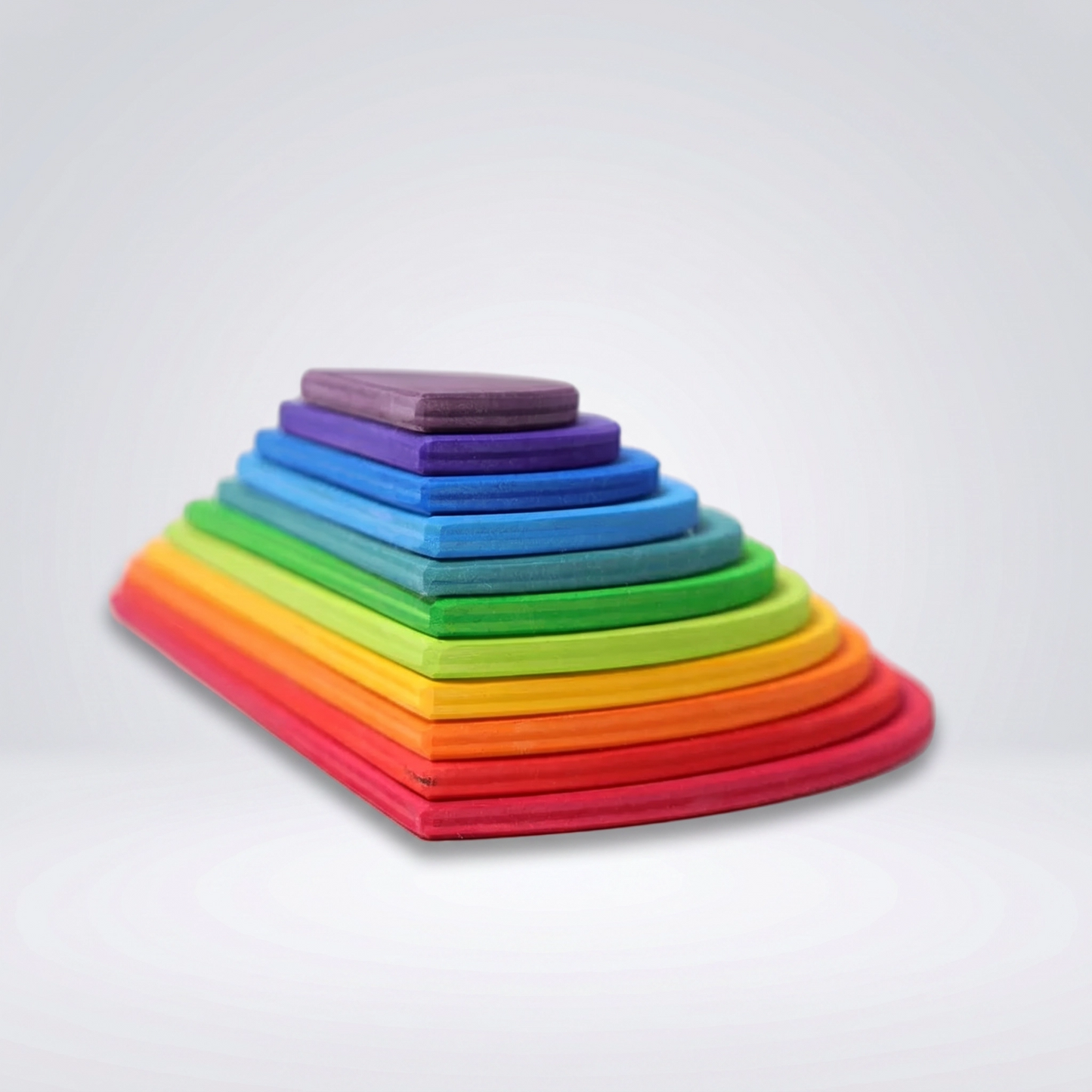 Wooden Rainbow Semi Circle Set