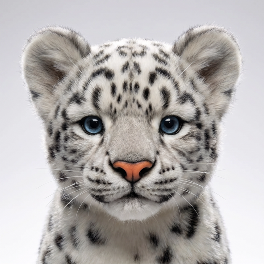 Snow Leopard Standing Stuffed Animal