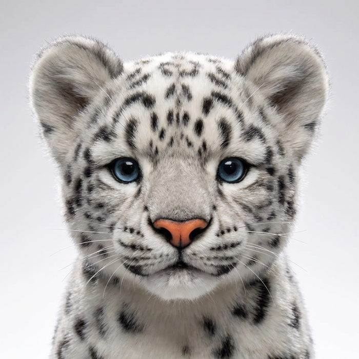 Snow Leopard Standing Stuffed Animal