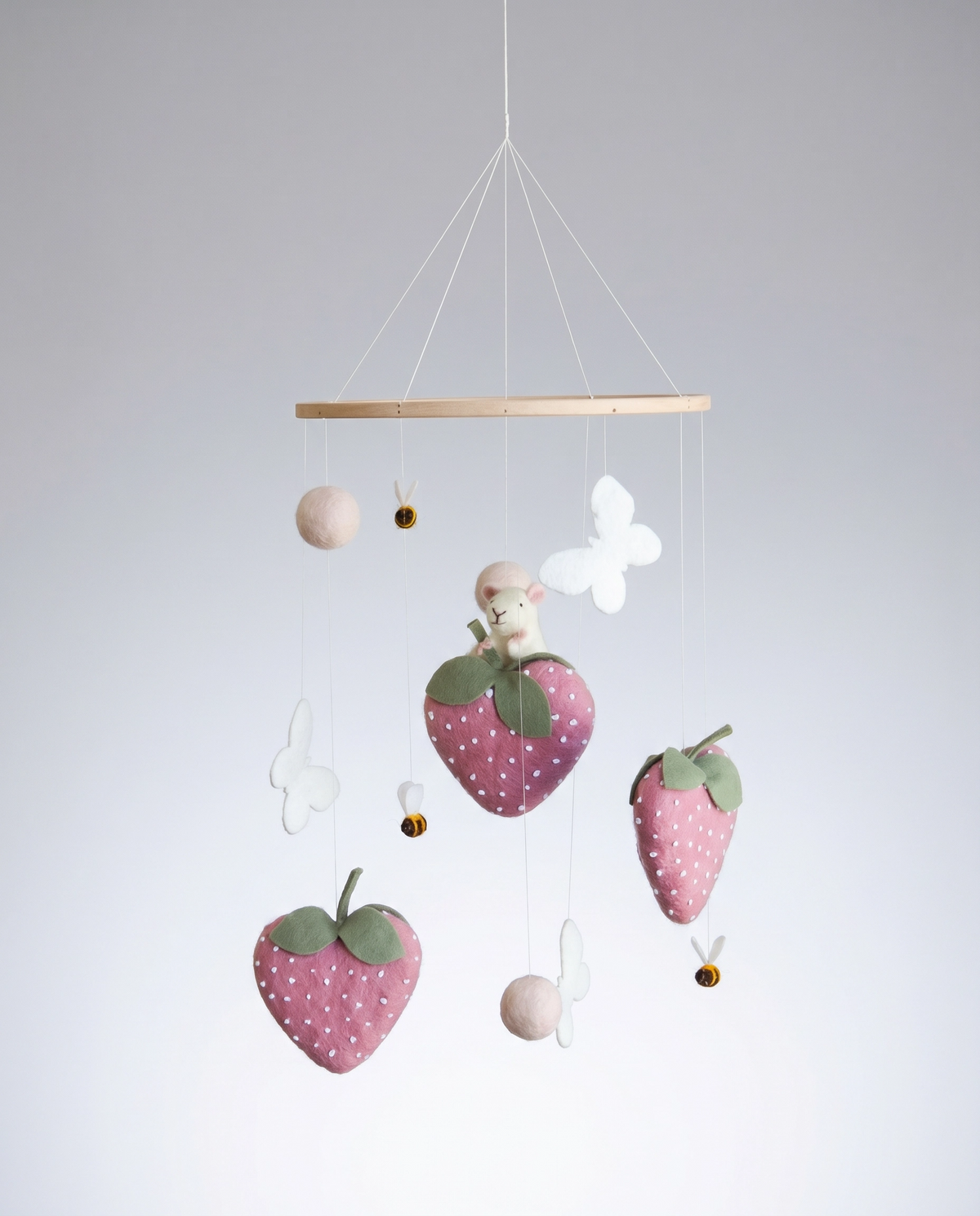 Nursery Mobile - Field of Strawberries