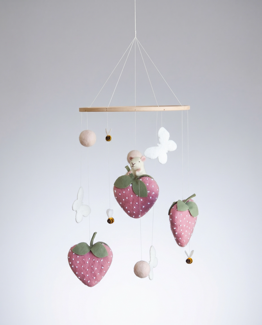 Nursery Mobile - Field of Strawberries