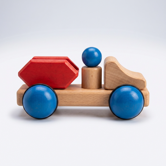 Wooden Skip Truck - Mini