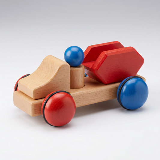 Wooden Skip Truck - Mini