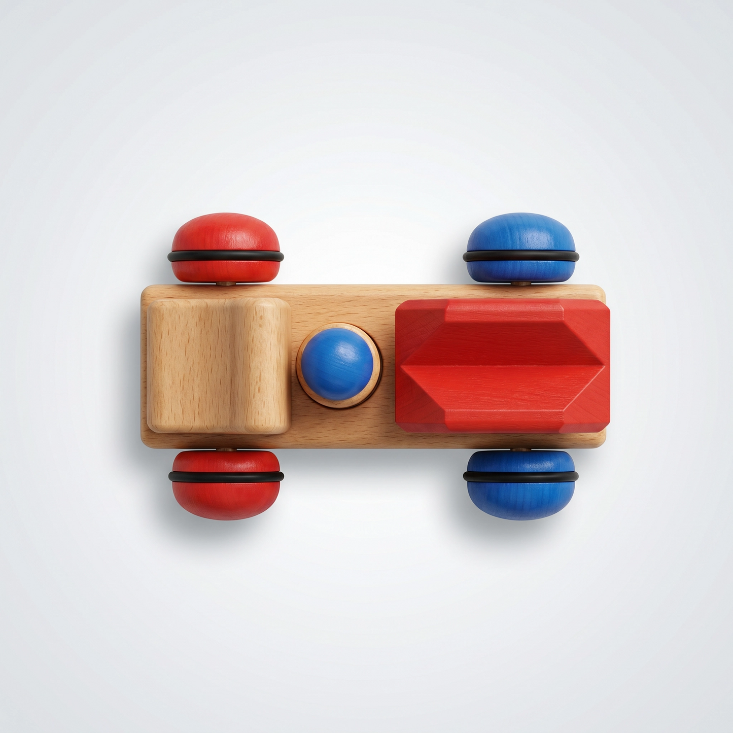 Wooden Skip Truck - Mini